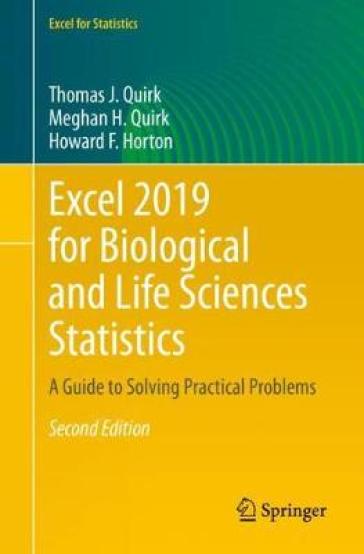 Excel 2019 for Biological and Life Sciences Statistics