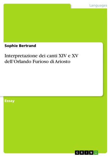Interpretazione dei canti XIV e XV dell'Orlando Furioso di Ariosto