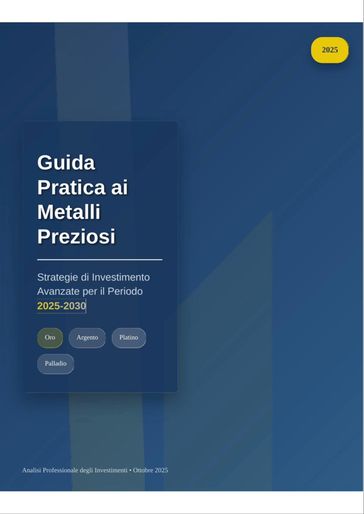 Guida pratica ai metalli preziosi
