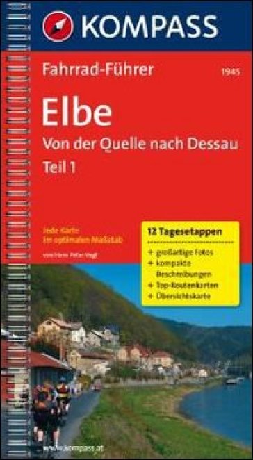 Guida ciclistica &amp; mountainbike n. 1945. Elbe band