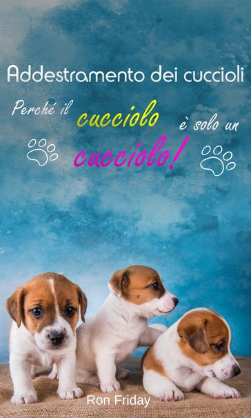 Addestramento dei cuccioli Perché il cucciolo è solo un cucciolo!