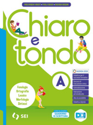 Chiaro E Tondo Con Orientamento Con Invalsi + Quad. Scrittura + Fascicolo Orientamento. Per La Scuola Media. Con E-Book. Con Espansione Online (Vol. A-B-Lab)-image