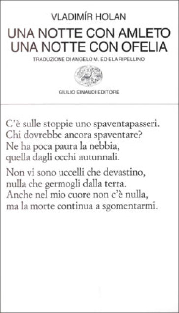 Una notte con Amleto. Una notte con Ofelia