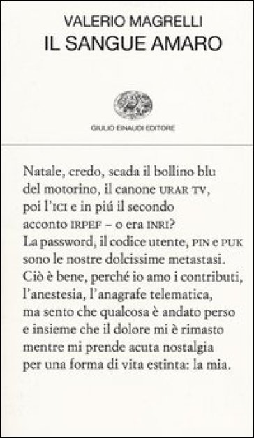 Il Sangue Amaro