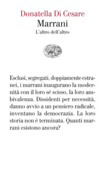 Marrani. L'altro dell'altro