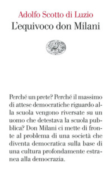 L'equivoco Don Milani