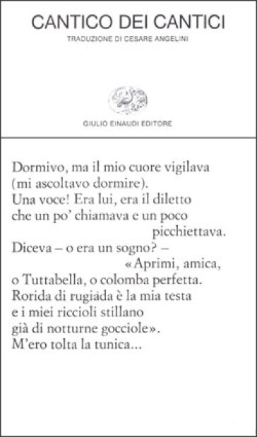 Sul cantico dei cantici