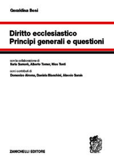 Diritto ecclesiastico. Principi generali e questioni