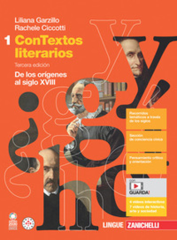 ConTextos literarios. Per le Scuole superiori. Con e-book. Con espansione online. Vol. 1: De los orígines al siglo XVIII