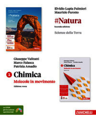 #Natura-Chimica. Molecole in movimento. Ediz. Rossa. Con Scienze della terra. Chimica. Per le Scuole superiori. Vol. 1