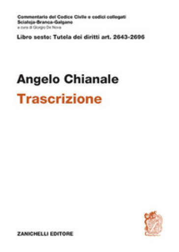 ART. 2643-2696. Trascrizione