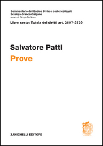 Art. 2697-2739. Prove