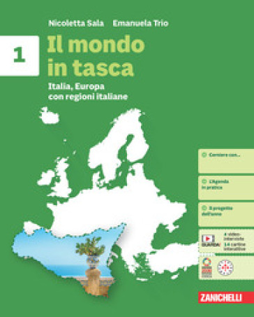 Il mondo in tasca. Con Regioni italiane. Per la Scuola media. Con Contenuto digitale (fornito elettronicamente). Vol. 1: Italia, Europa
