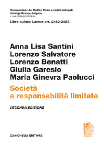 Libro quinto: Art. 2462-2483. Società a responsabilità limitata-0