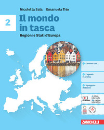 Il mondo in tasca. Per la Scuola media. Con e-book. Vol. 2: Regioni e Stati d'Europa