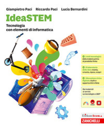IdeaSTEM. Confezione Tecnologia, Elementi di informatica, Disegno. Per la Scuola media