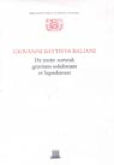 De motu naturali gravium solidorum et liquidorum