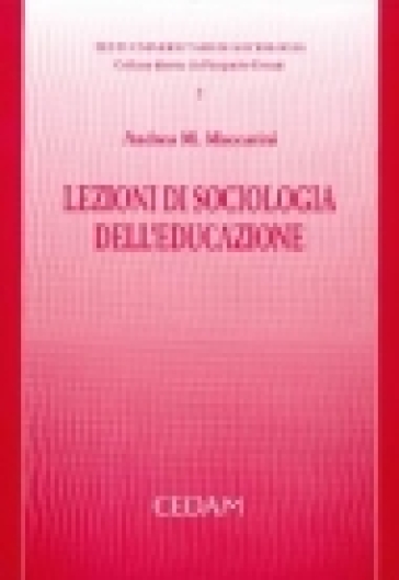 Lezioni di sociologia dell'educazione