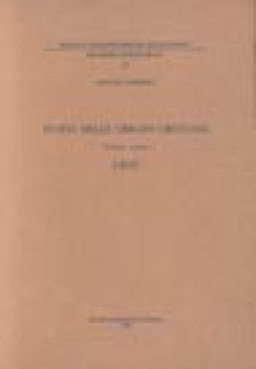 Storia delle origini cristiane. Vol. 1: Gesù