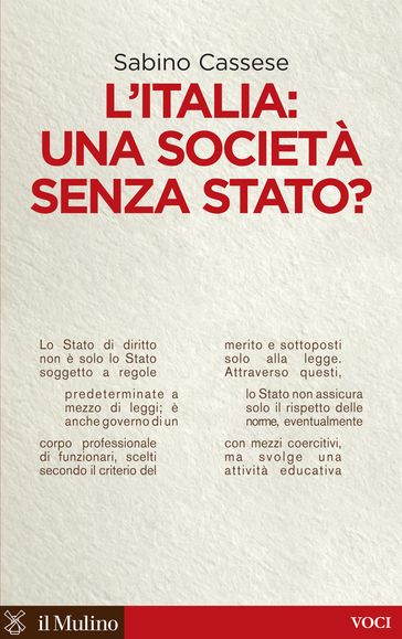 L' Italia: una società senza Stato?