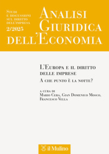 Analisi giuridica dell'economia (2025). Vol. 2