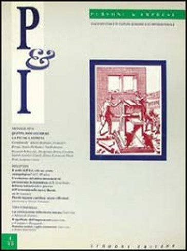 Persone &amp; imprese. Quadrimestrale di cultura economica ed imprenditoriale (1993). Vol. 1