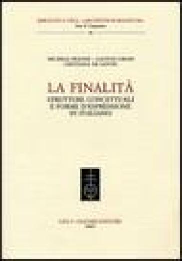 La finalità. Strutture concettuali e forme d'espressione in italiano