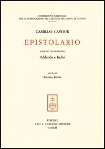 Epistolario. Vol. 21: Addenda e indici generali