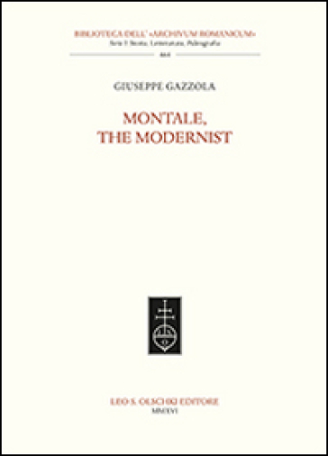 Montale, the modernist