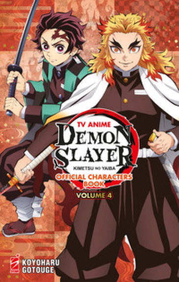 TV anime Demon slayer. Kimetsu no yaiba official characters book. Con Adesivi. Con Poster. Vol. 4