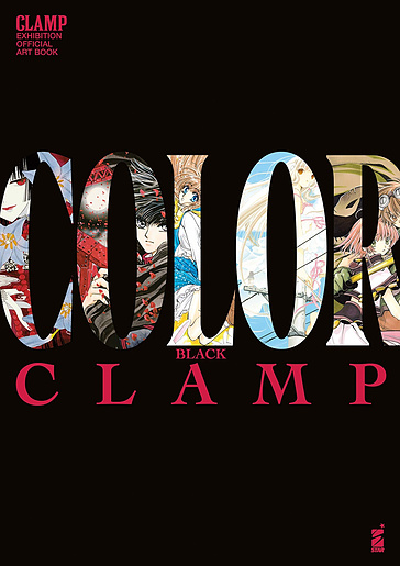 Clamp exhibition official art book. Black