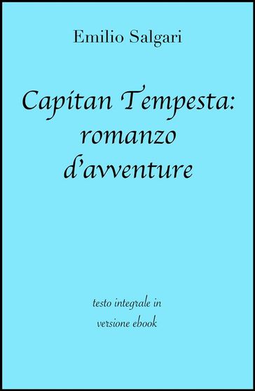 Capitan Tempesta: romanzo d'avventure