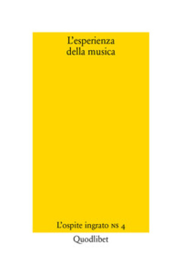 L'esperienza Della Musica