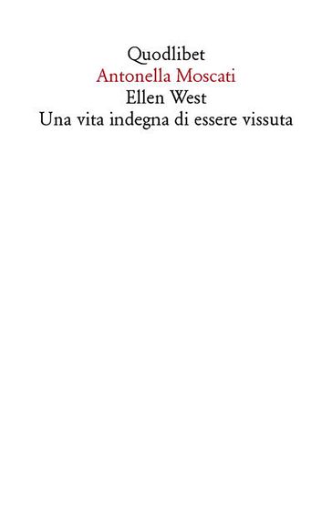 Ellen West Una vita indegna di essere vissuta