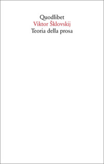 Teoria della prosa