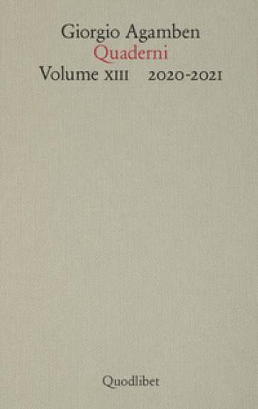 Quaderni. Vol. 13: 2020-2021