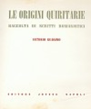 Le origini quiritarie