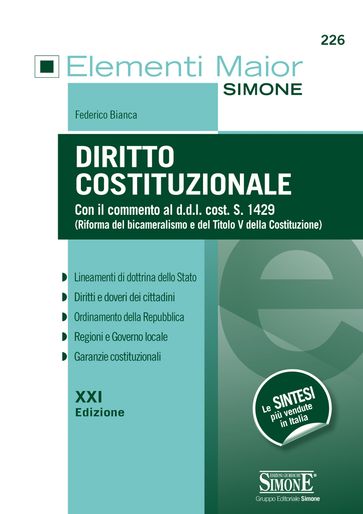 Elementi Maior di Diritto Costituzionale