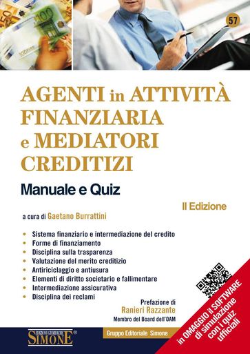 Agenti in attività finanziaria e mediatori creditizi - Manuale e quiz