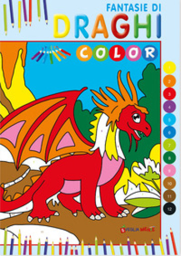 Fantasie di draghi. Color. Ediz. illustrata
