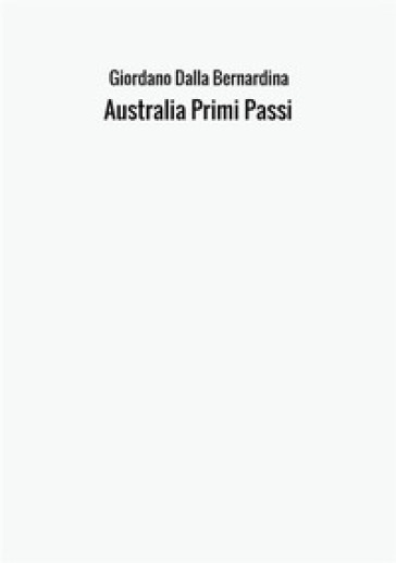 Australia primi passi