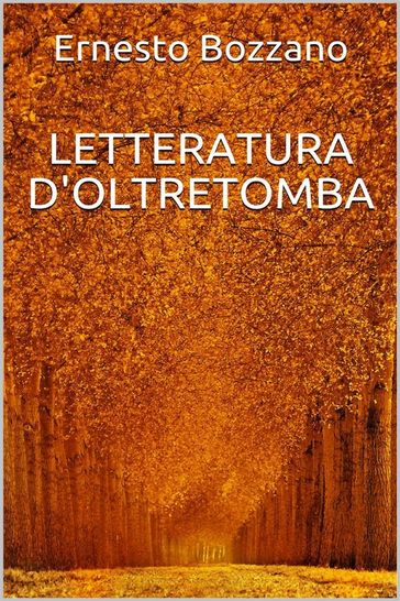 Letteratura d'oltretomba