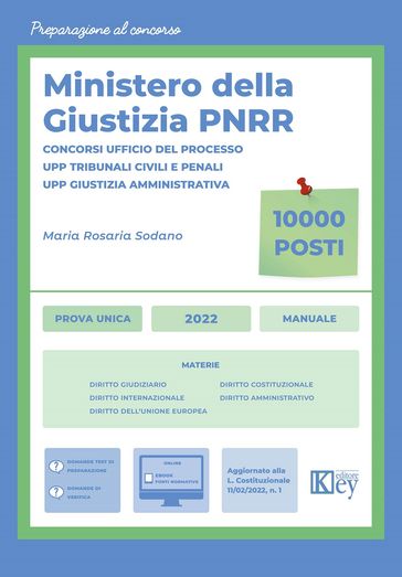 Concorsi ministeriali della giustizia piano PNRR