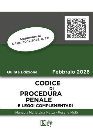 Codice di procedura penale e leggi complementari