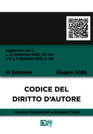 Codice del diritto d'autore 2026