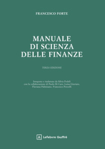 Manuale di scienza delle finanze