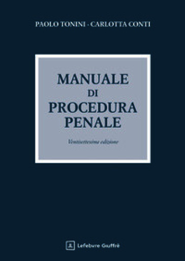 Manuale di procedura penale