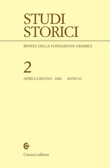 Studi storici (2026). Vol. 2