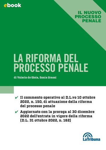 La riforma del processo penale