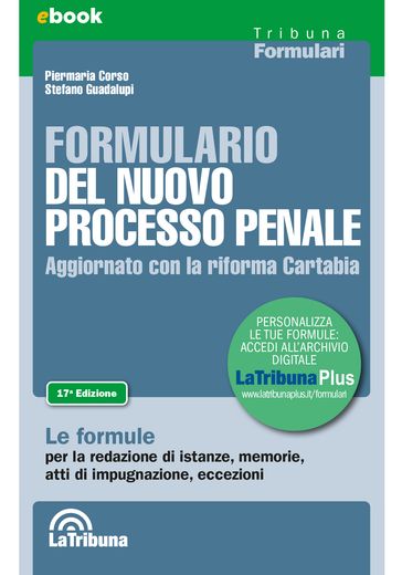 Formulario del nuovo processo penale